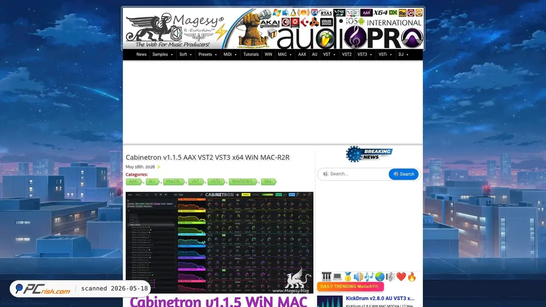 Screenshot of magesy.blog