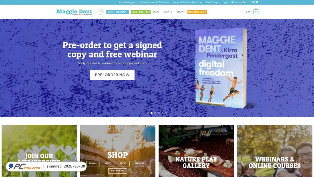 Screenshot of maggiedent.com