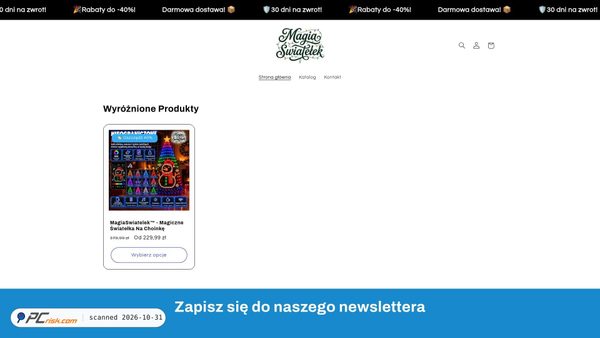 magiaswiatelek.pl screenshot