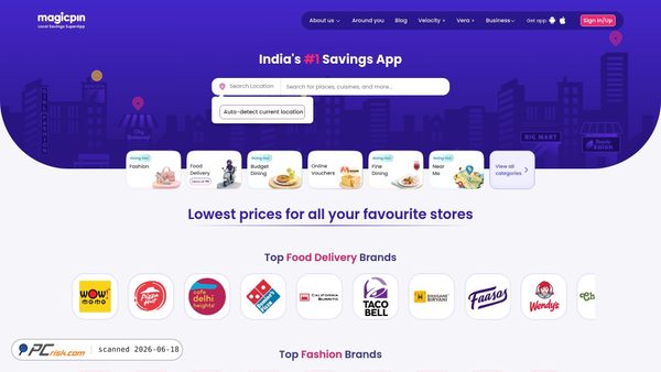 magicpin.in screenshot