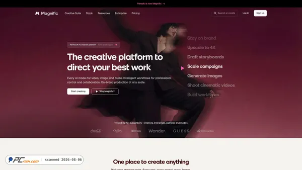 magnific.com screenshot