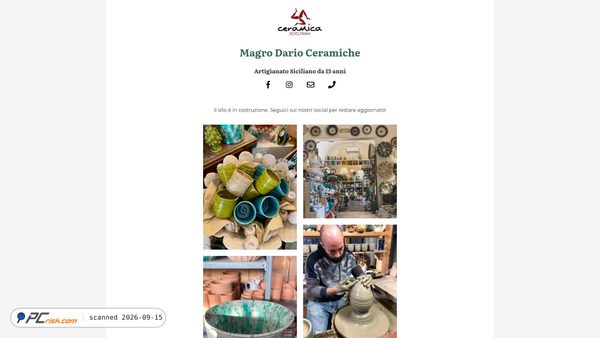 Captura de ecrã de magrodarioceramiche.it