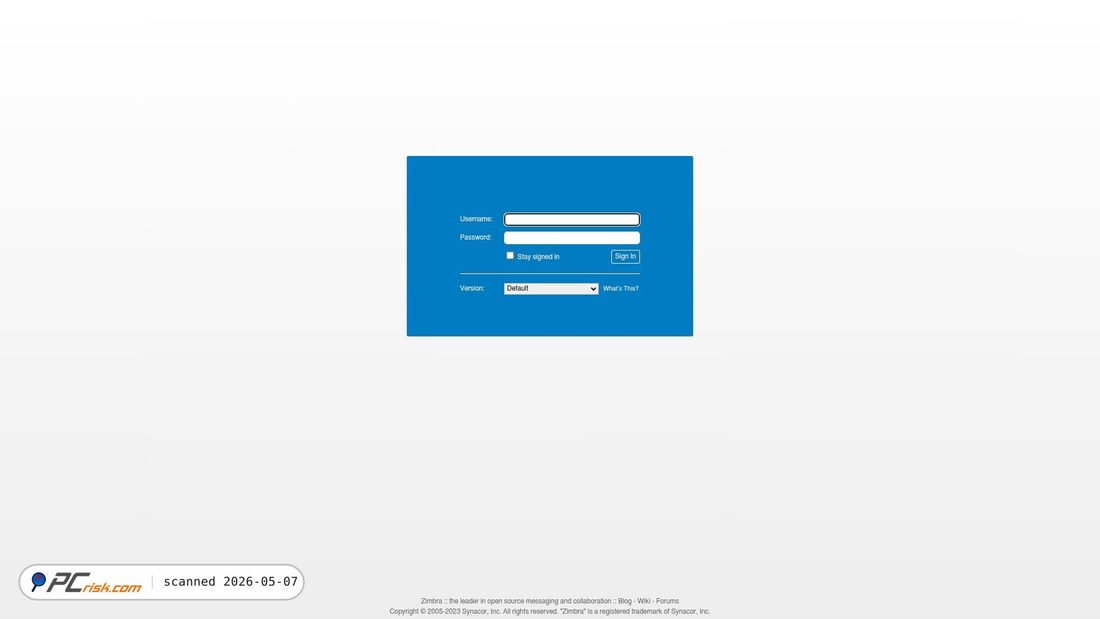Screenshot of mail.ljku.edu.in