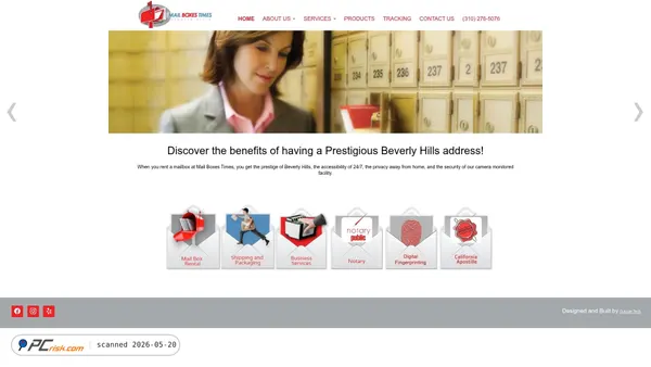 mailboxestimes.com screenshot
