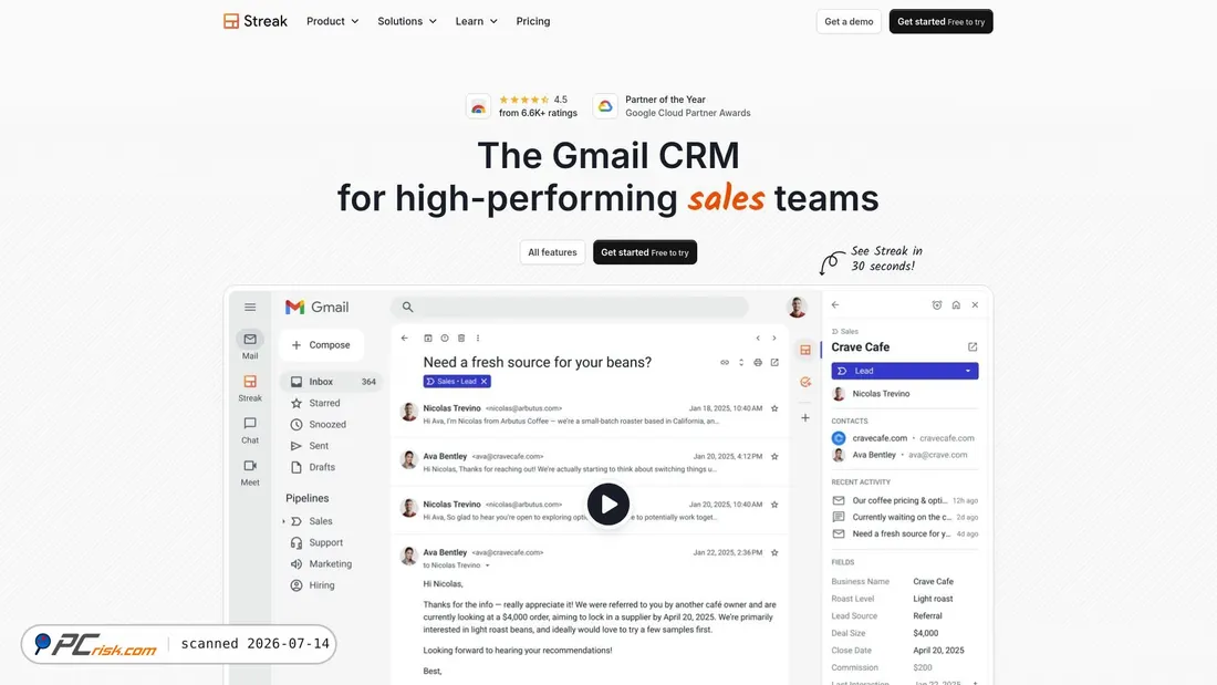 Screenshot of mailfoogae.appspot.com