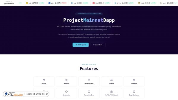 mainnetmodule.vercel.app screenshot