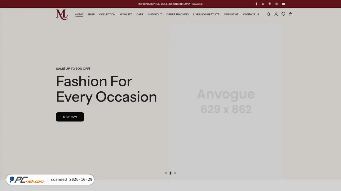 Screenshot von maison-lorelle.com