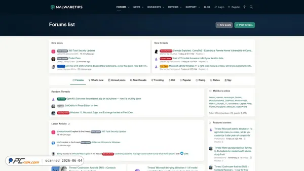 malwaretips.com screenshot