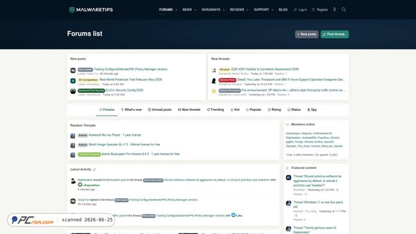 malwaretips.com screenshot