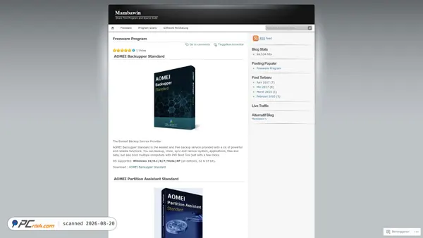 mambawin.wordpress.com screenshot