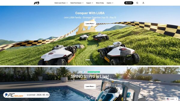 mammotion.com screenshot