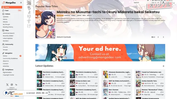 mangadex.org screenshot