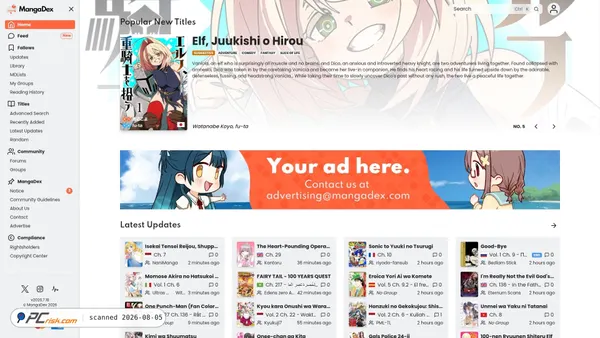 mangadex.org screenshot