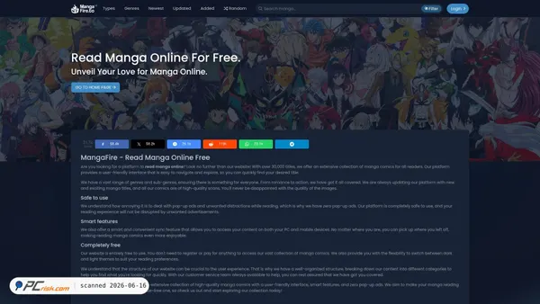 mangafire.to screenshot