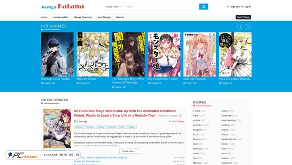 mangakatana.com screenshot
