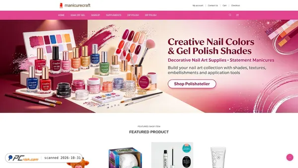 Captura de manicurecraft.com