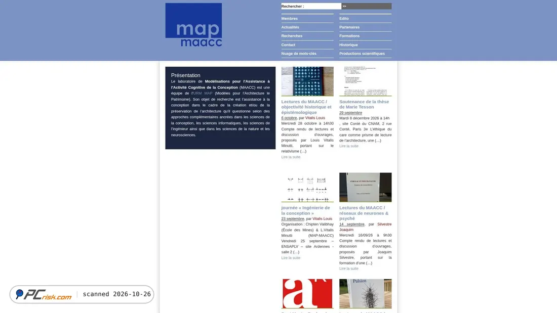 Screenshot von map-maacc.paris-lavillette.archi.fr