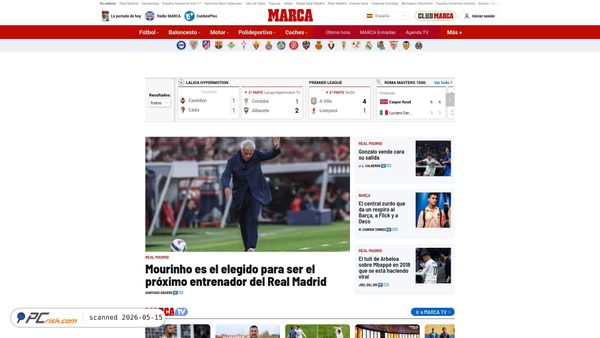 marca.com screenshot
