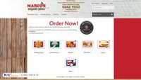 marcospizza.net.au screenshot