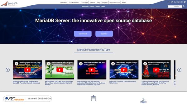 mariadb.org screenshot