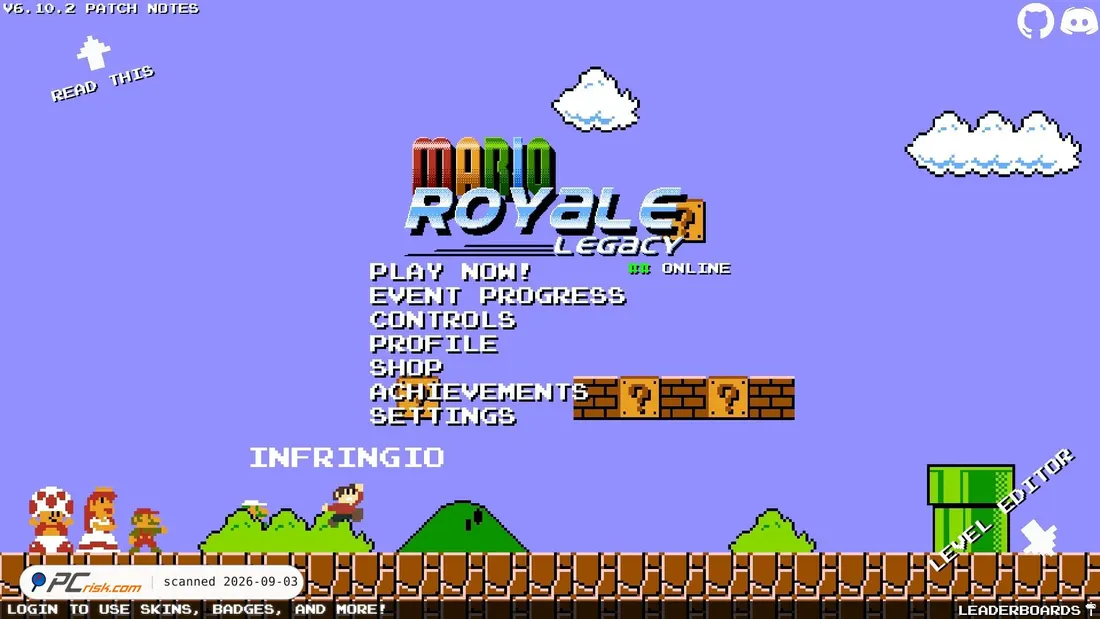 Screenshot von marioroyale.com