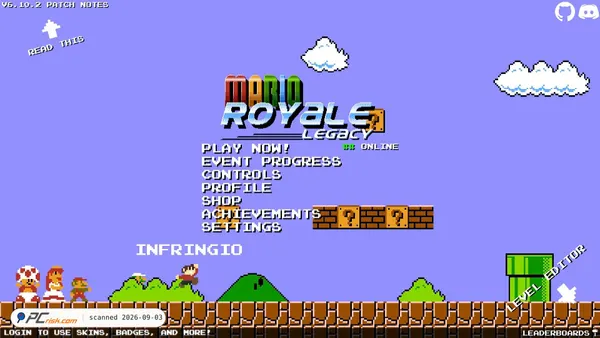 Screenshot di marioroyale.com