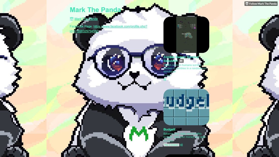 Screenshot van mark-the-panda.itch.io