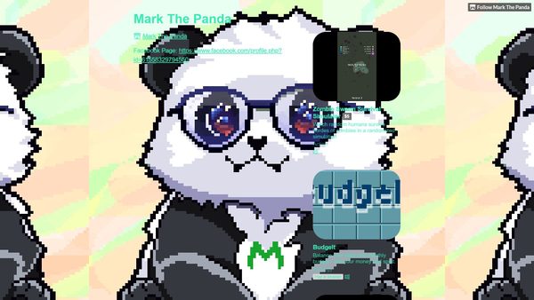 Captura de mark-the-panda.itch.io