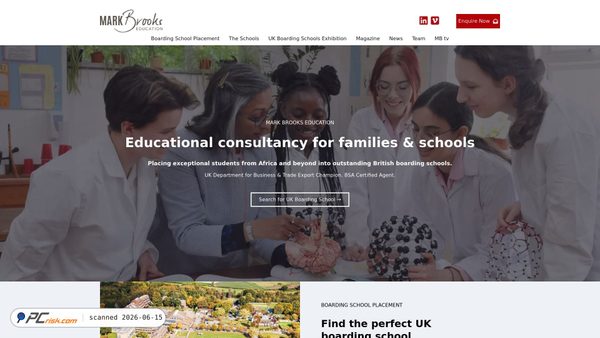 markbrookseducation.com screenshot