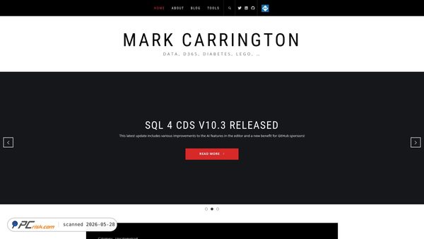 markcarrington.dev screenshot