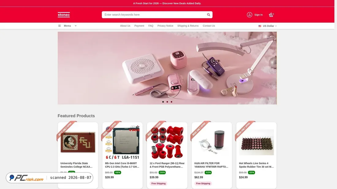 Screenshot of market.stonegroven.com