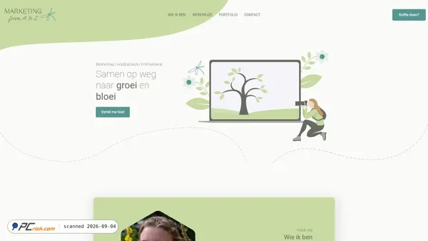 Captura de ecrã de marketingfromatoz.nl