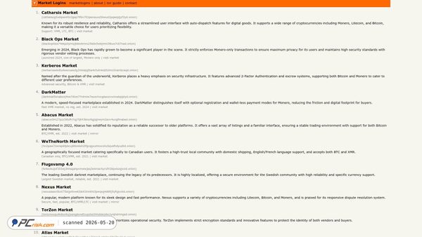marketlogins.com screenshot