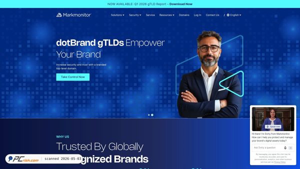 markmonitor.com screenshot