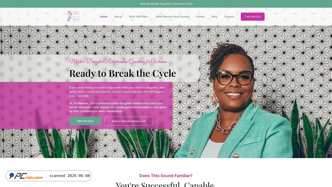 Screenshot of marshadgill.com
