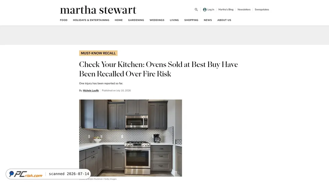 Screenshot of marthastewart.com