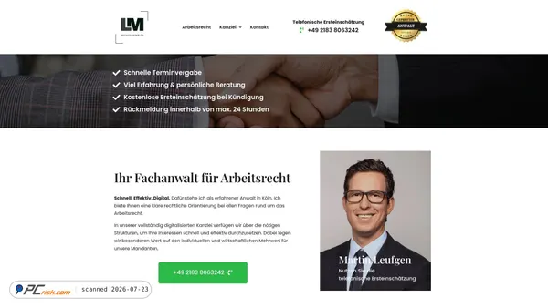 martinleufgen-arbeitsrecht.ihrekanzlei.eu screenshot
