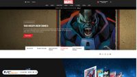 Zrzut ekranu marvel.com