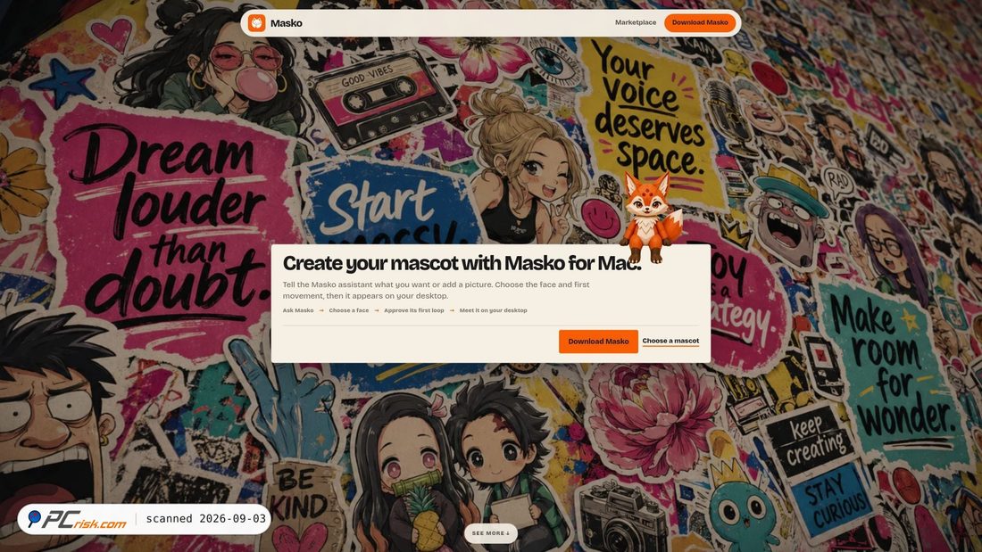 Captura de pantalla de masko.ai