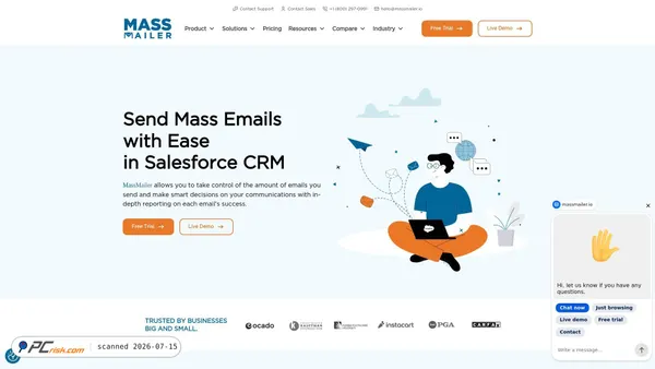 massmailer.io screenshot