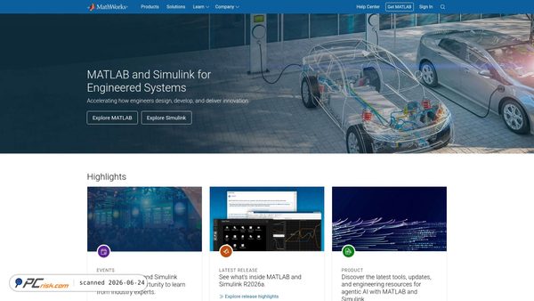 mathworks.com screenshot