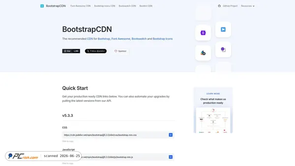 maxcdn.bootstrapcdn.com screenshot