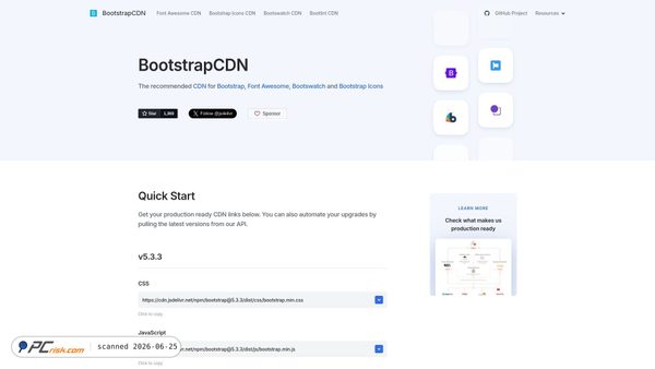 maxcdn.bootstrapcdn.com screenshot