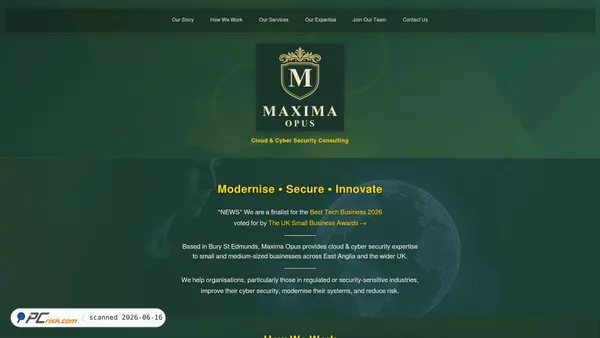 maximaopus.co.uk screenshot