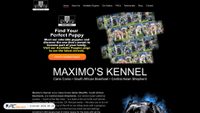 maximoskennel.com screenshot