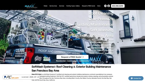 maxxecowash.com screenshot