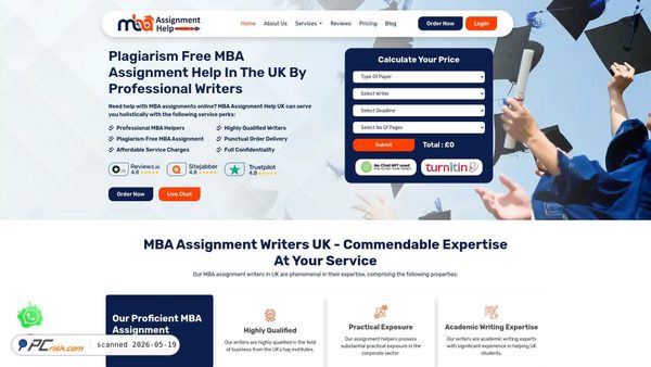 mbaassignmenthelp.co.uk screenshot