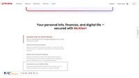 mcafee.com screenshot