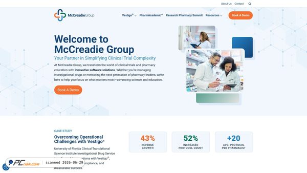 mccreadiegroup.com screenshot