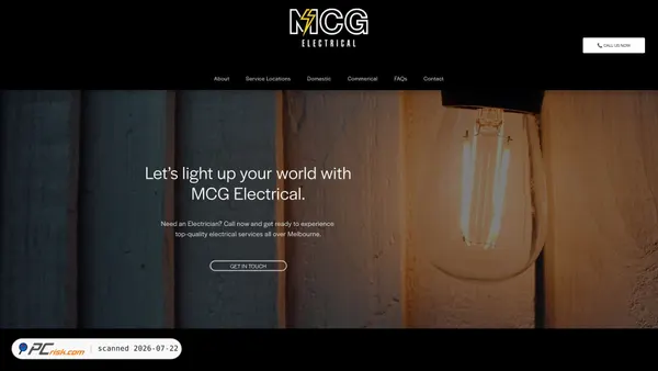 mcgelectrical.com.au screenshot
